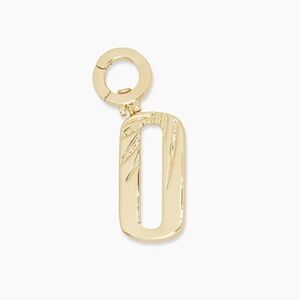 Gorjana New Parker Initial O Charm 18k Gold Plated Brass